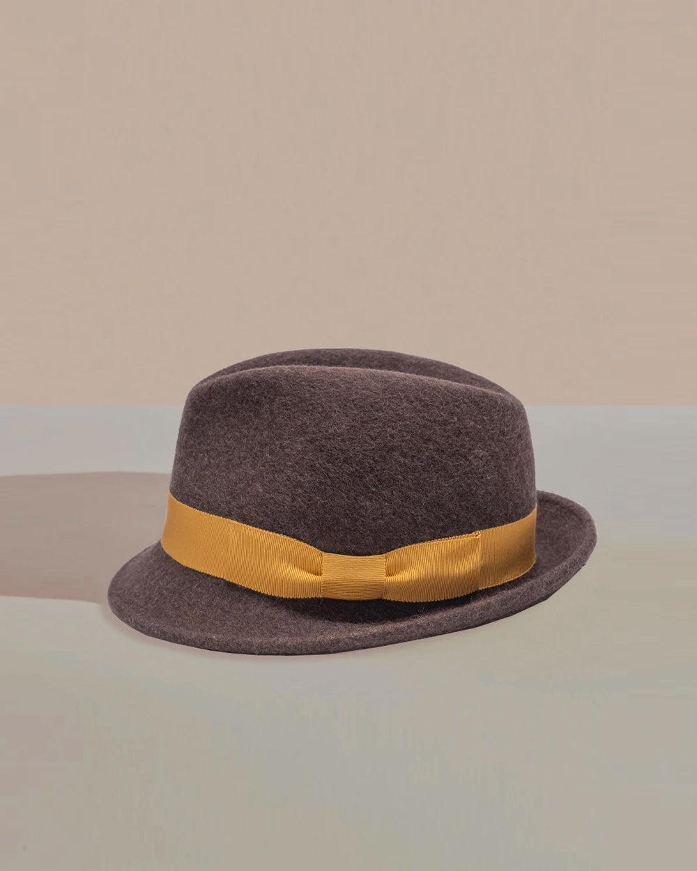 anthony peto salvador wool felt cocoa