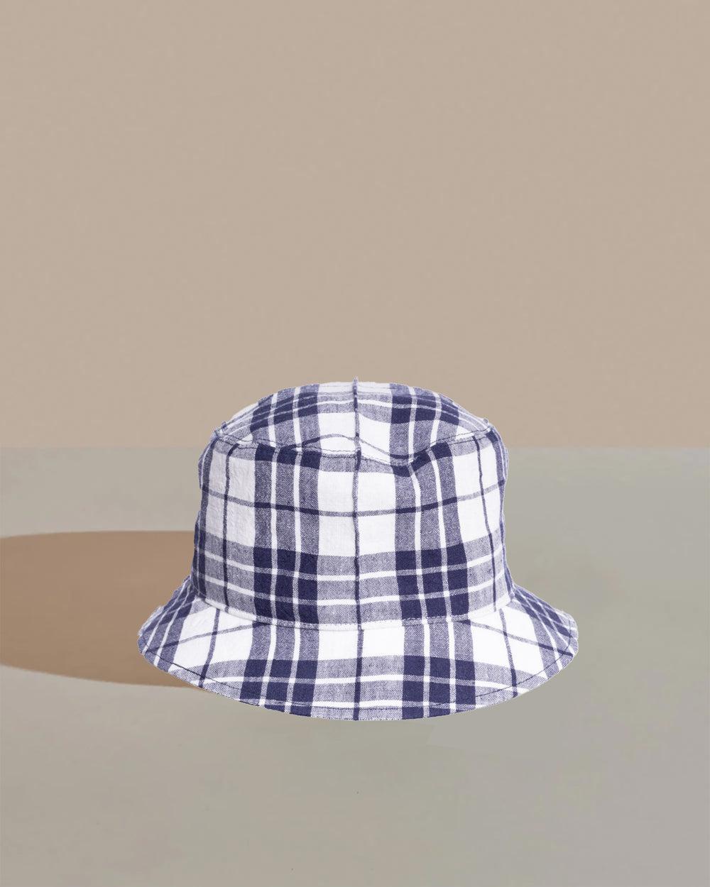 anthony peto traveller lin Navy Blue Squares