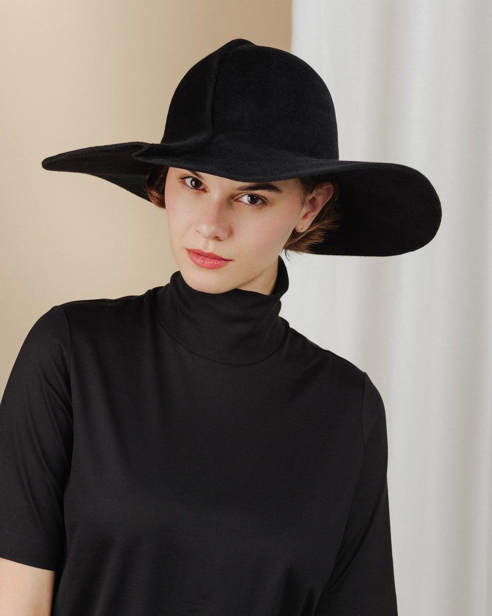 Anthony Peto Capeline Plissee Feutre Black;;;Leopard Print;;;Red