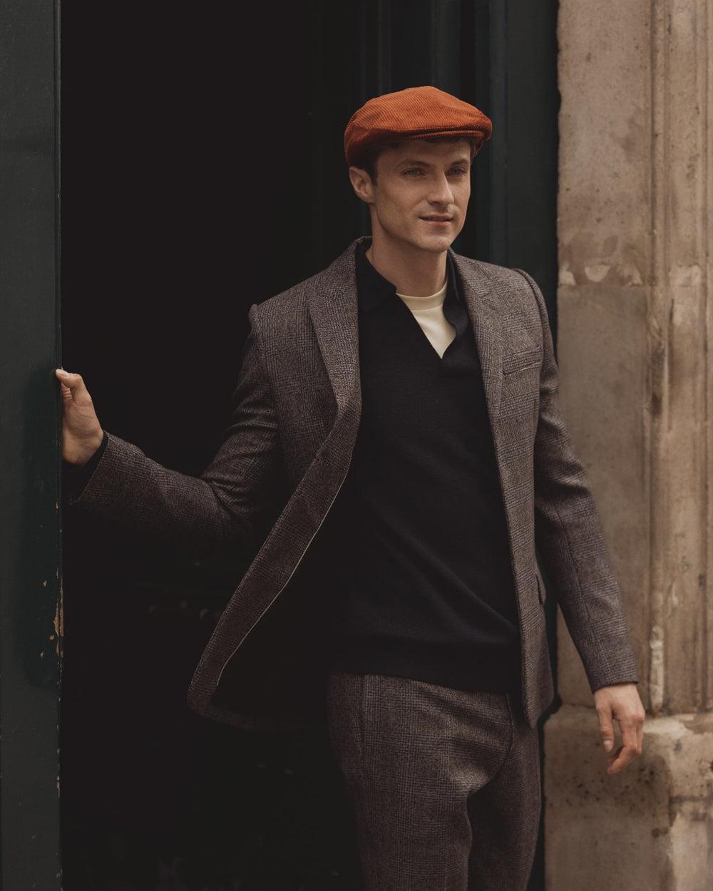 Anthony Peto Casquette Ajustée Coton Velours Côtelé Ochre;;;Brown;;;Red;;;Navy;;;Black