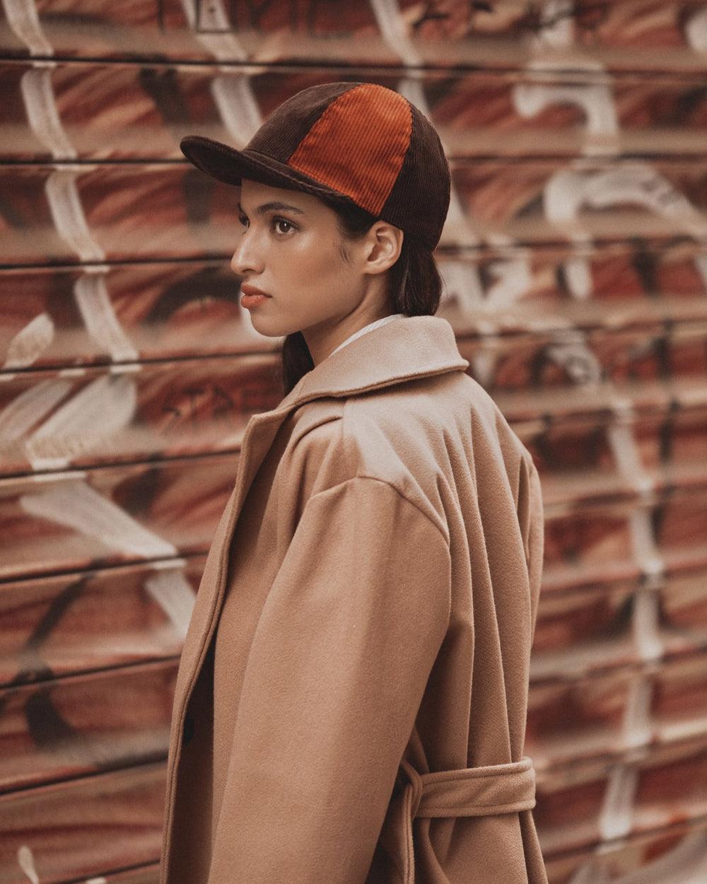 Anthony Peto Cavaletto Coton Velours Côtelé Ocre Marron Brown