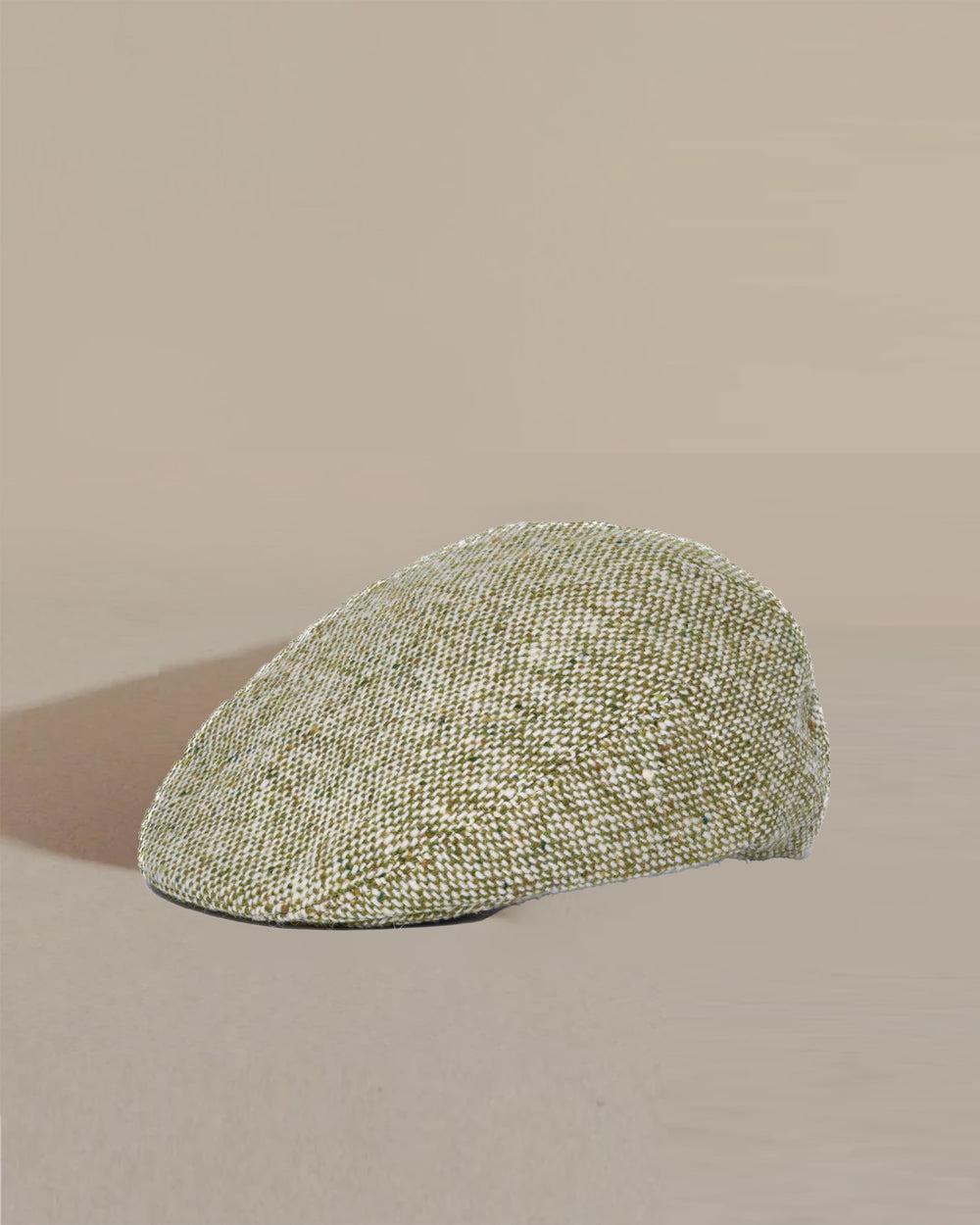 Anthony Peto Fitted Cap Wool Brown Tweed;;;Green Tweed;;;Blue Tweed;;;Black Tweed;;;Caviar;;;Earth Jet