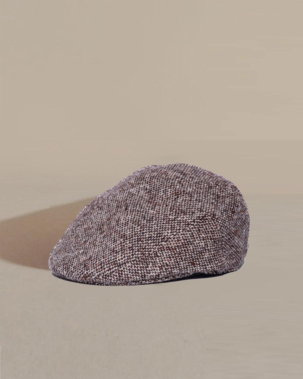 anthony peto fitted cap wool Brown Tweed;;;Green Tweed;;;Blue Tweed;;;Black Tweed;;;Caviar;;;Earth Jet