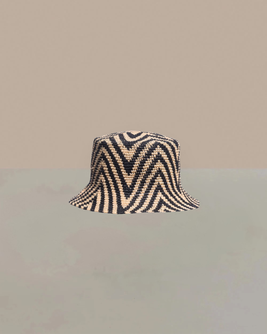 anthony peto joshua crochet panama multicolore Black;;;Blue