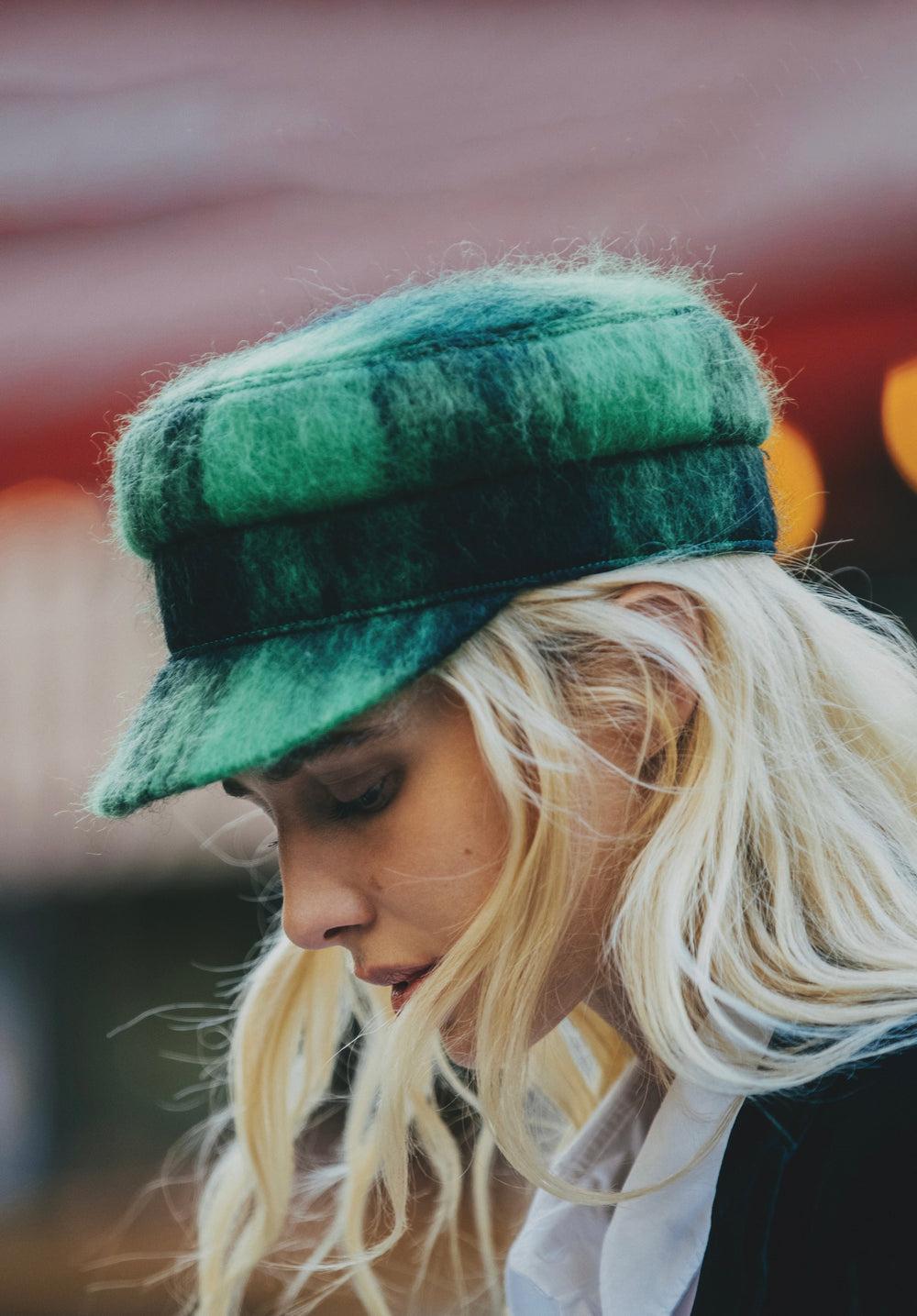 Anthony Peto Maltaise Mohair Green;;;Yellow;;;Lemon Blue Check