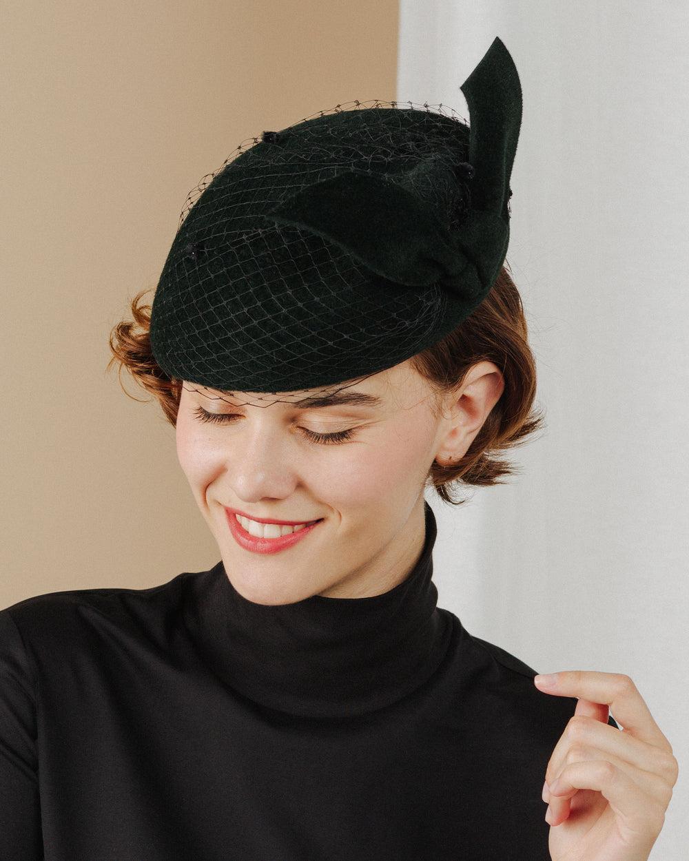 Anthony Peto Nina Voilette Feutre Black;;;Brown;;;Deep Forest Green;;;Red