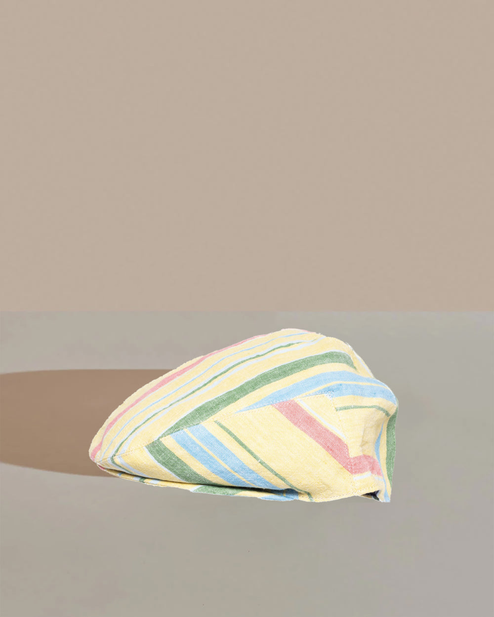 Anthony Peto Nouveau Fitted Cap Lin Rainbow;;;Yellow Multi Stripes;;;Rue Evergreen;;;Irish Tartan;;;Shilmore Green