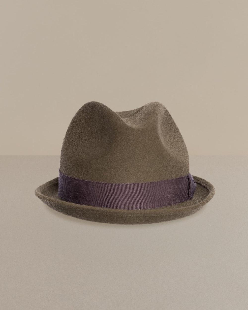 anthony peto paolo montcapel laine feutre gris kaki Grey Khaki