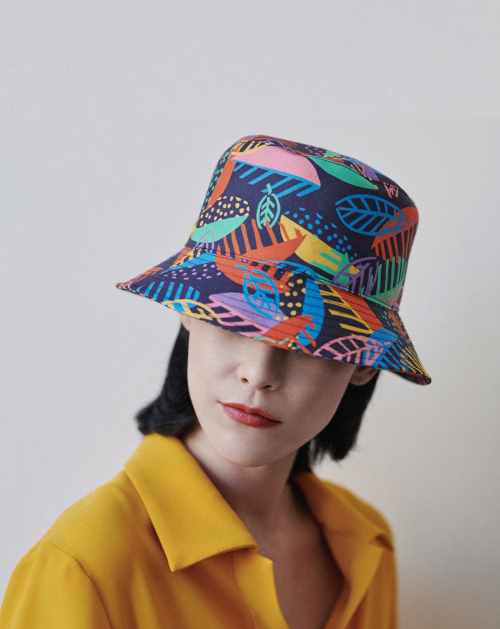 Anthony Peto Superbob Cotton Liberty Print Memphis Navy