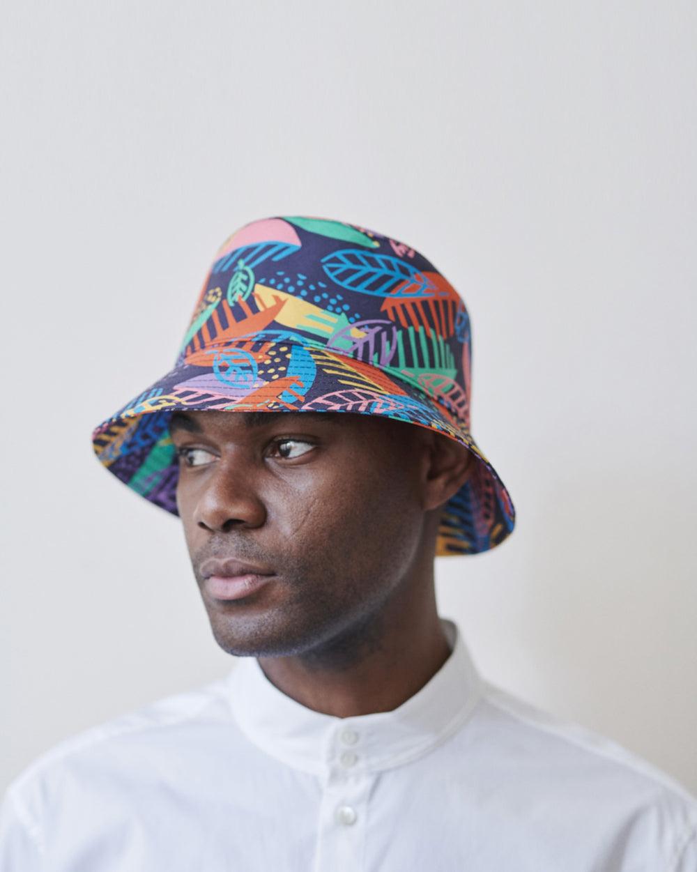 Anthony Peto Superbob Cotton Liberty Print Memphis Navy