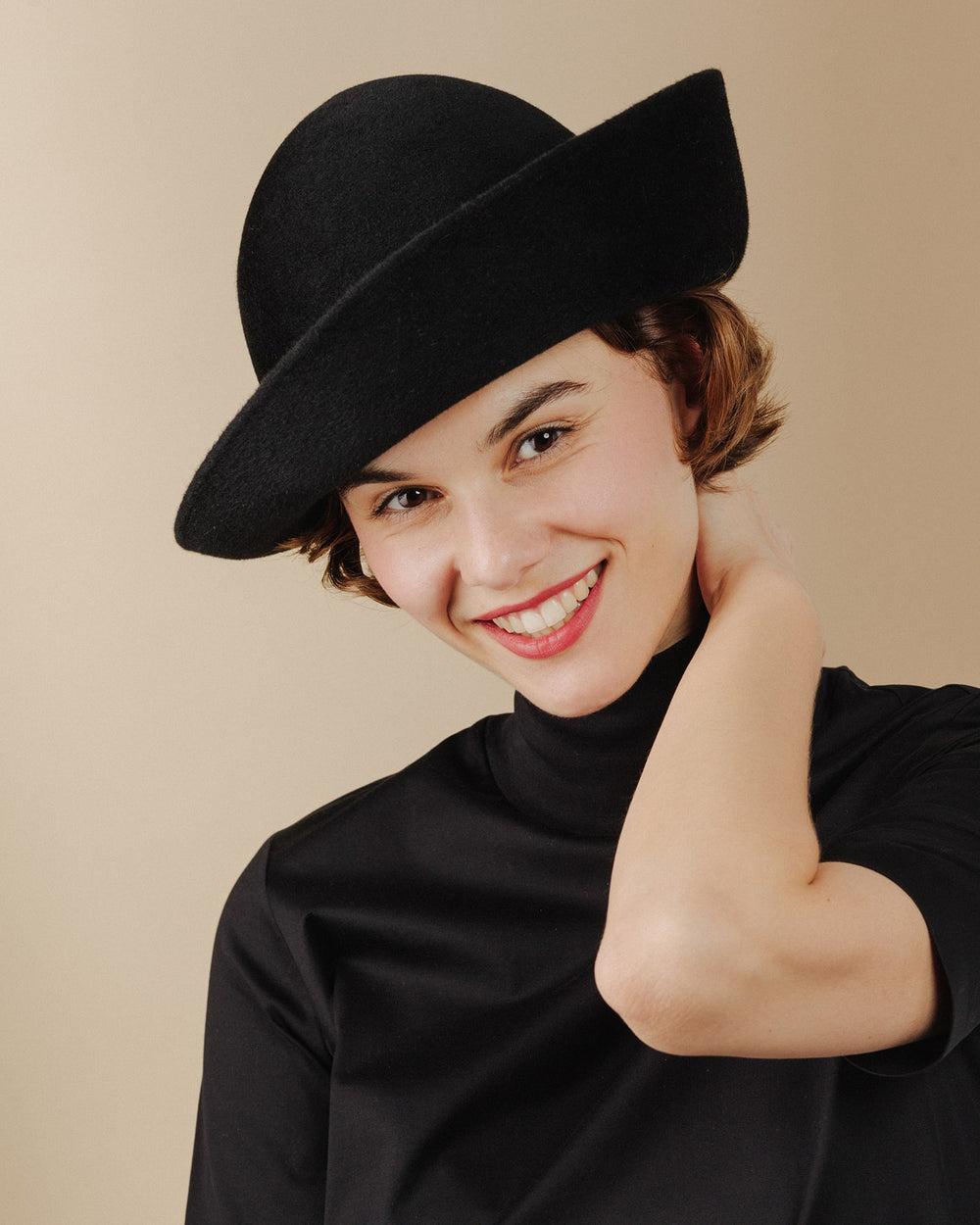 Anthony Peto Valentine Feutre Black;;;Brown;;;Deep Forest Green