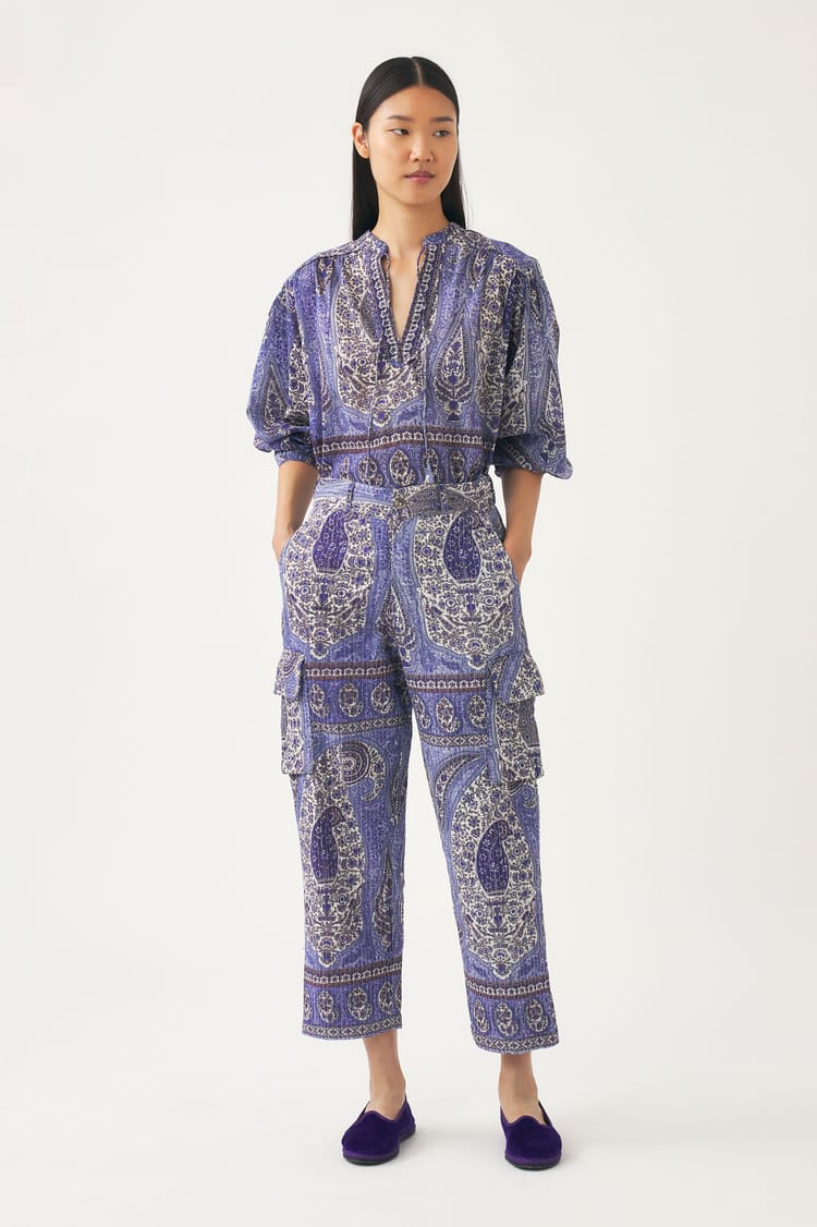 Antik Batik Blouse Ample Bohème En Coton