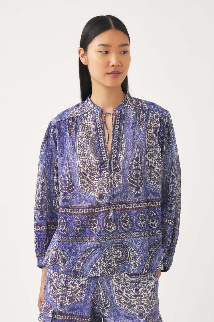 Antik Batik Blouse Ample Bohème En Coton
