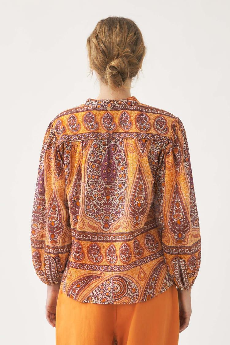 Antik Batik Blouse Ample Bohème En Coton