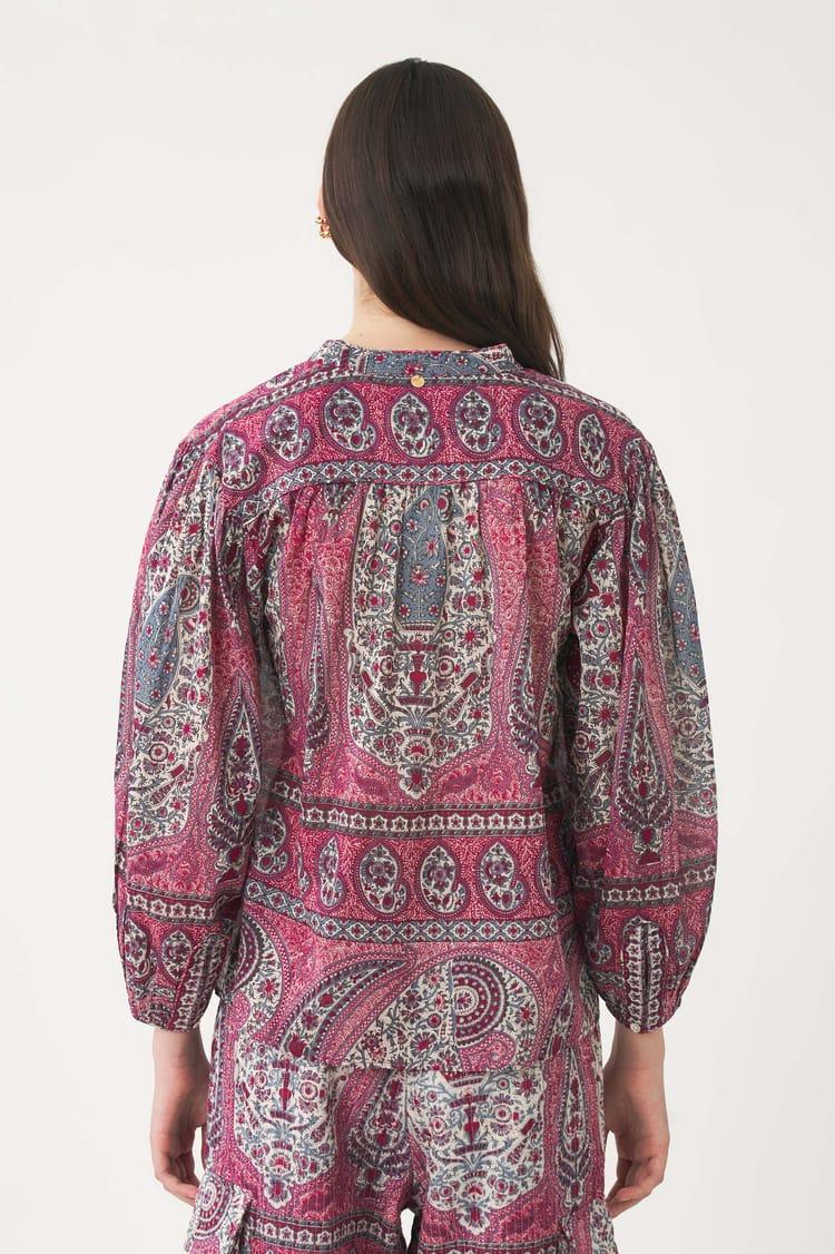 Antik Batik Blouse Ample Bohème En Coton