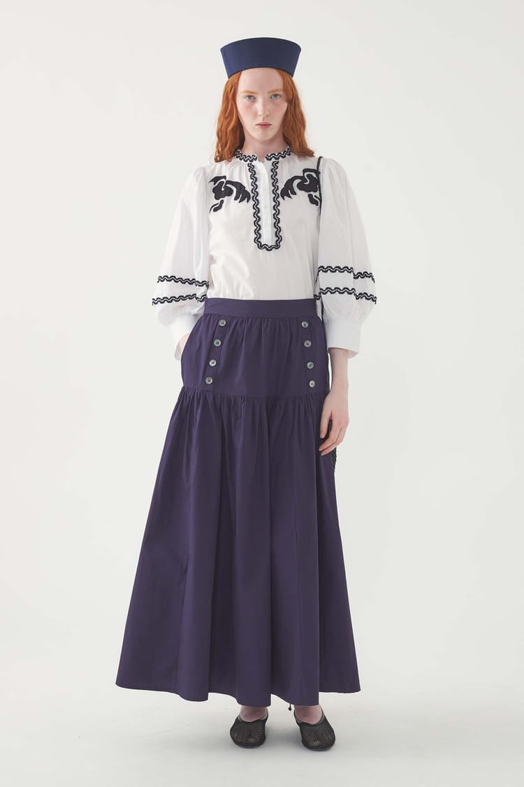 Antik Batik Blouse Brodée Dalli