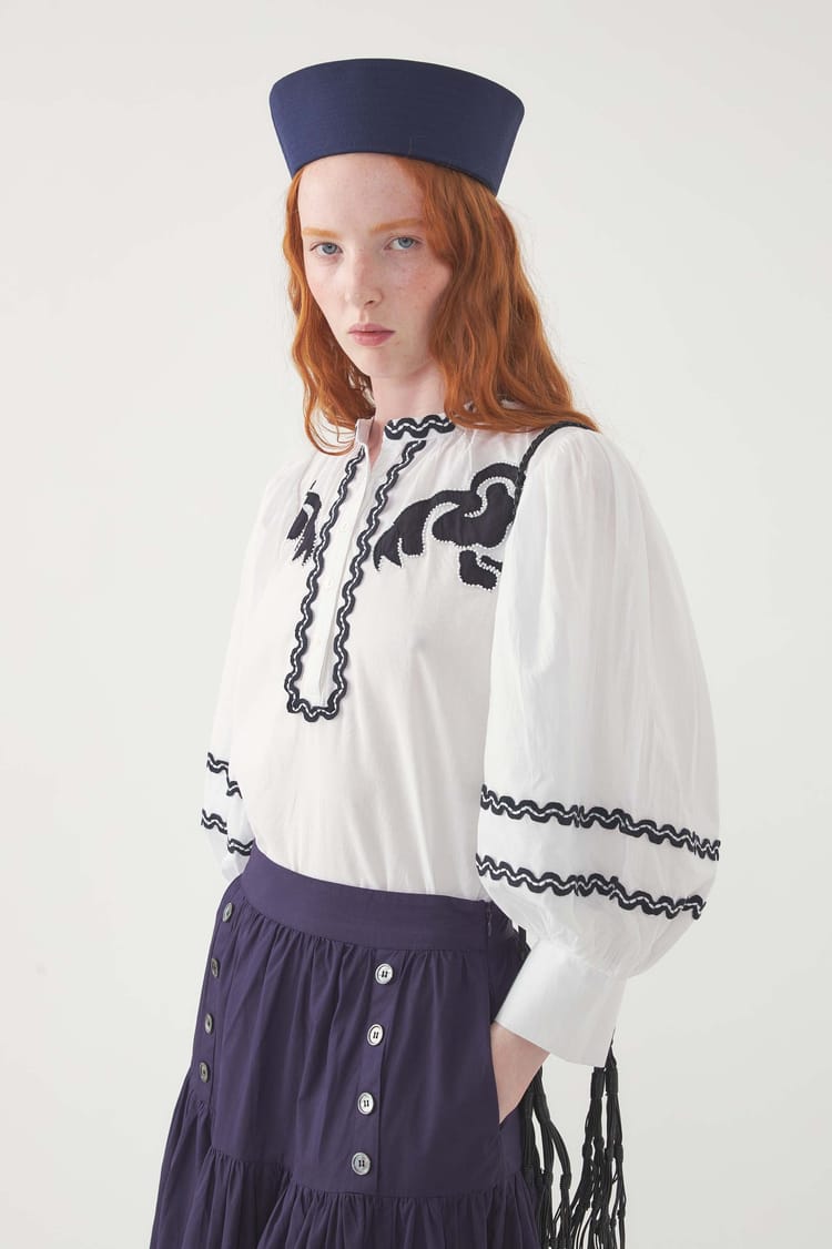 antik batik Blouse brodée Dalli