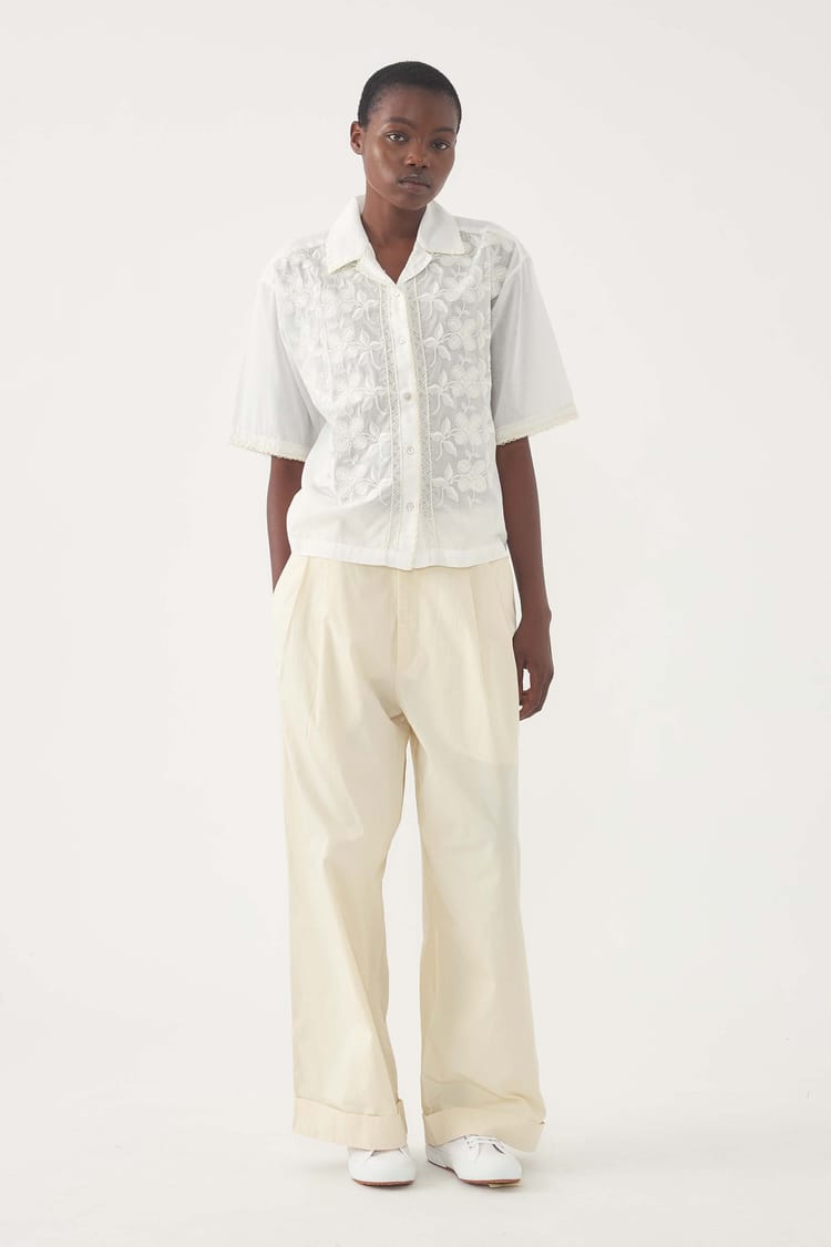 antik batik Blouse brodée Suzane