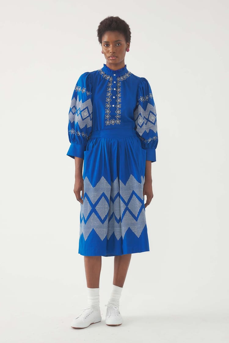 antik batik Blouse brodée Tolede