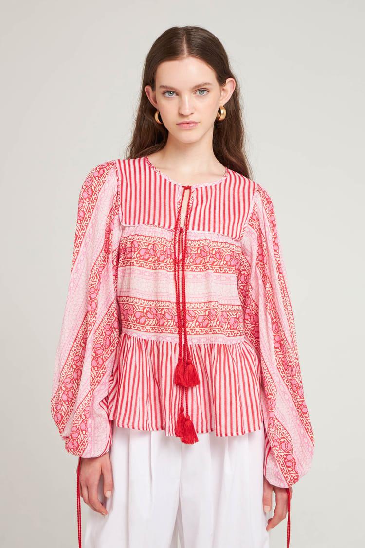 Antik Batik Blouse Casual Chic Rose