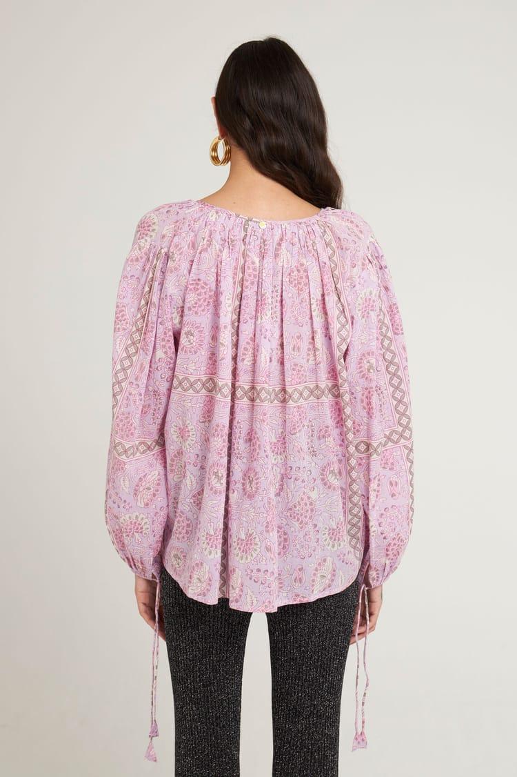 Antik Batik Blouse Imprimée Rose