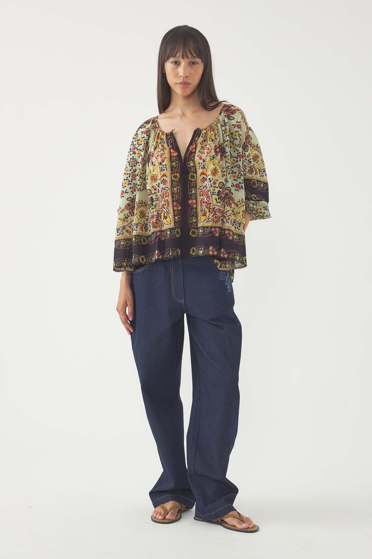 antik batik Blouse Marius