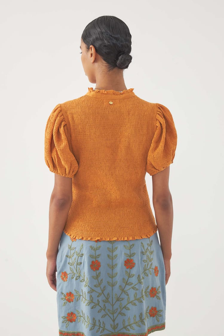 Antik Batik Blouse Smockée Angelo