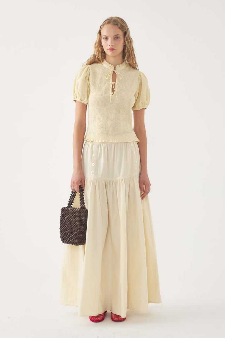 antik batik Blouse smockée Angelo