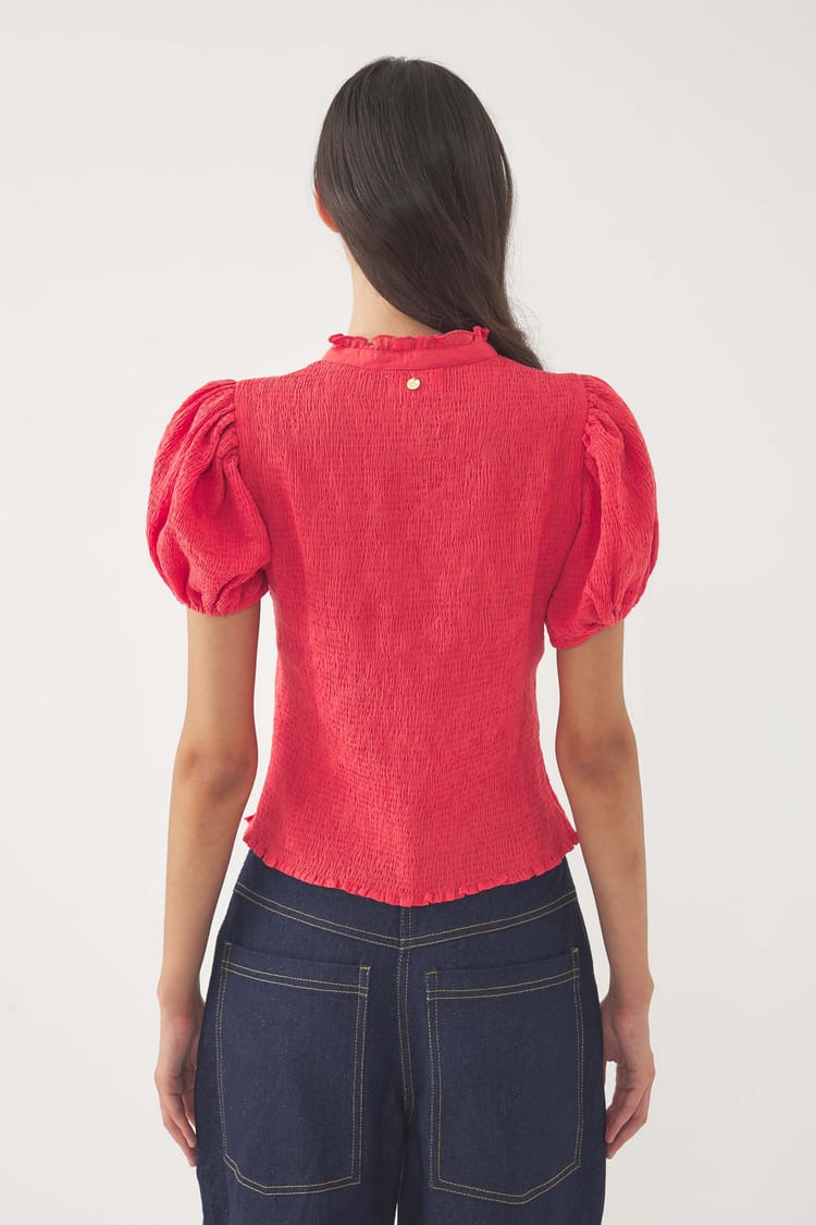 Antik Batik Blouse Smockée Angelo