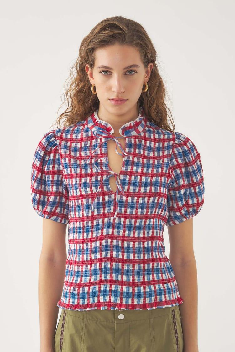 Antik Batik Blouse Smockée Polly