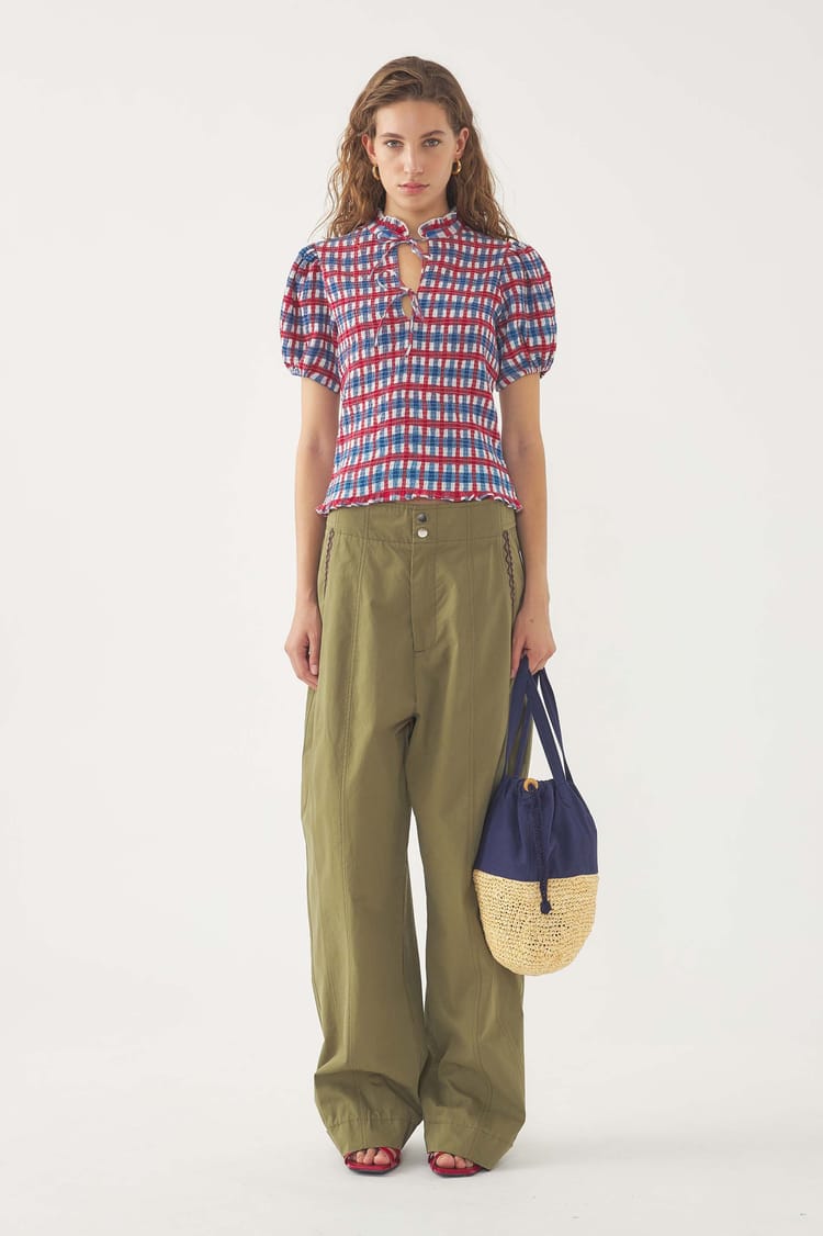 antik batik Blouse smockée Polly