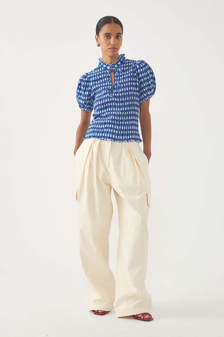 antik batik Blouse smockée Polly