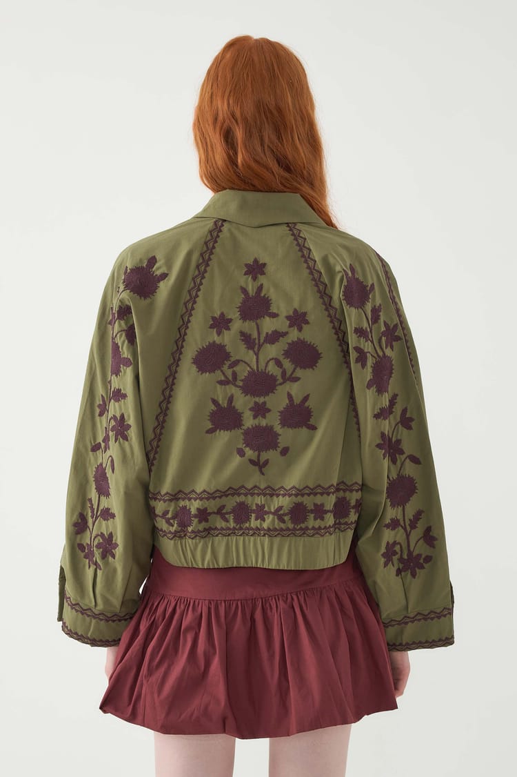 Antik Batik Bombers Brodé Winna