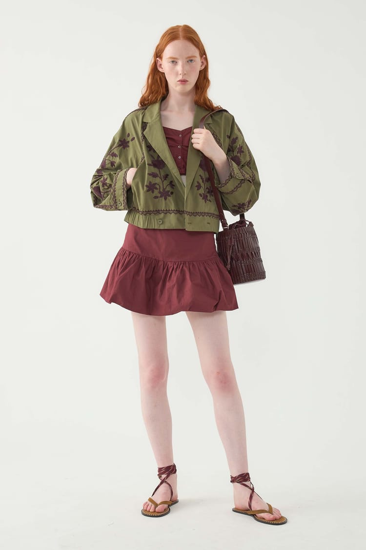 antik batik Bombers brodé Winna