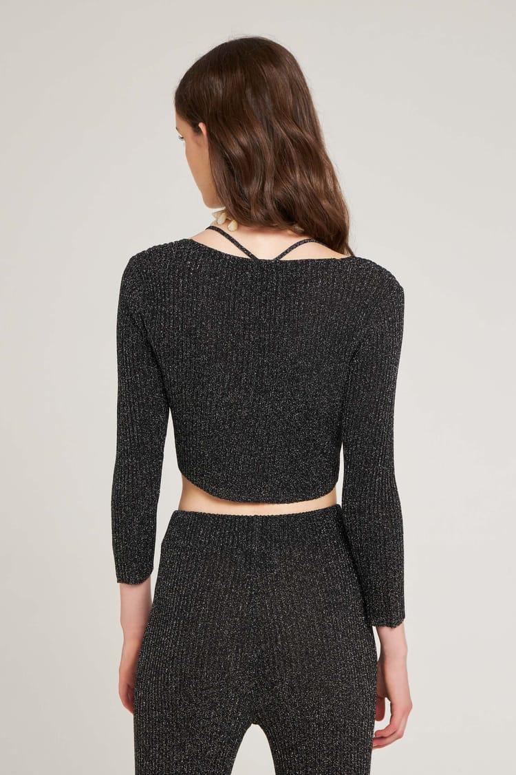 Antik Batik Cardigan Court à Paillettes