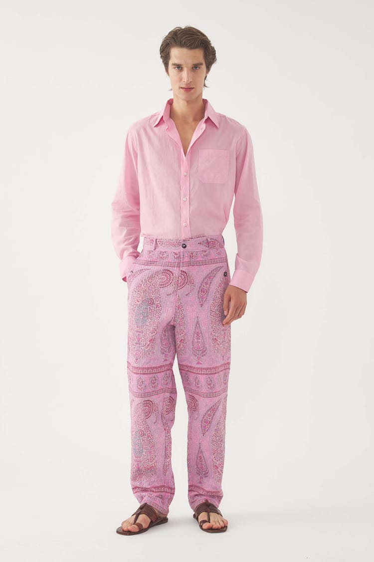 antik batik Chemise Angelo