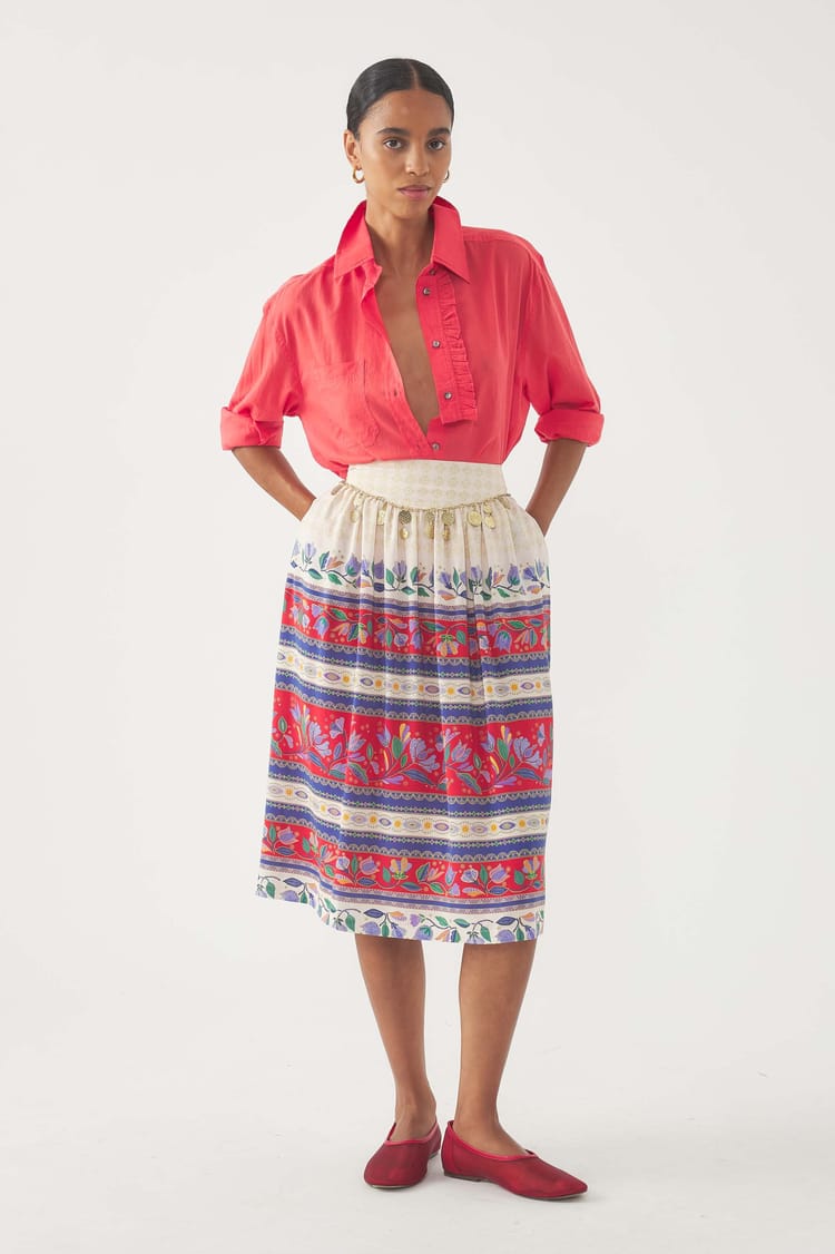 antik batik Chemise Angelo