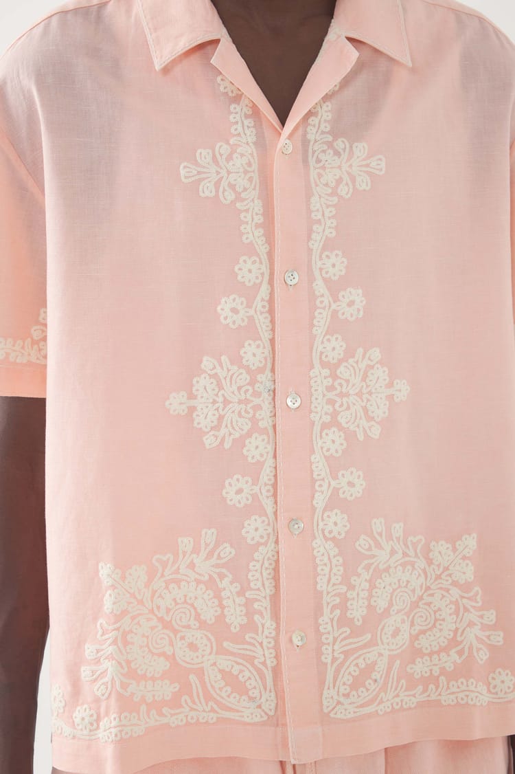 Antik Batik Chemise Brodée Adonis