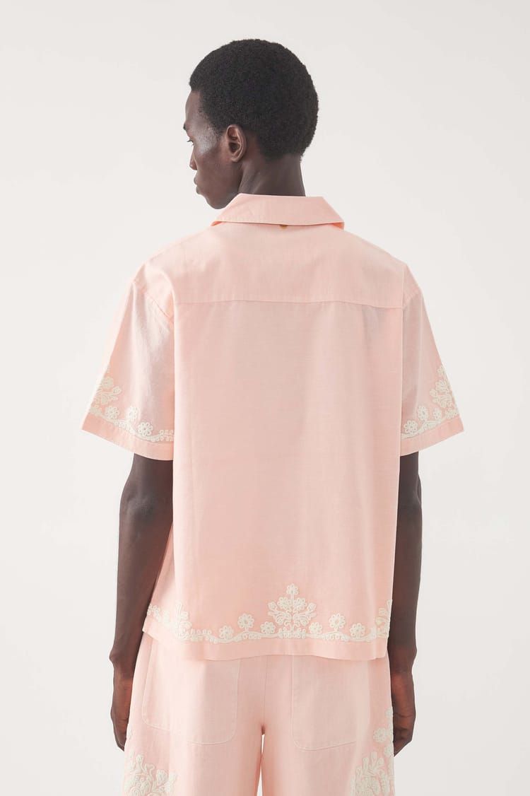 Antik Batik Chemise Brodée Adonis