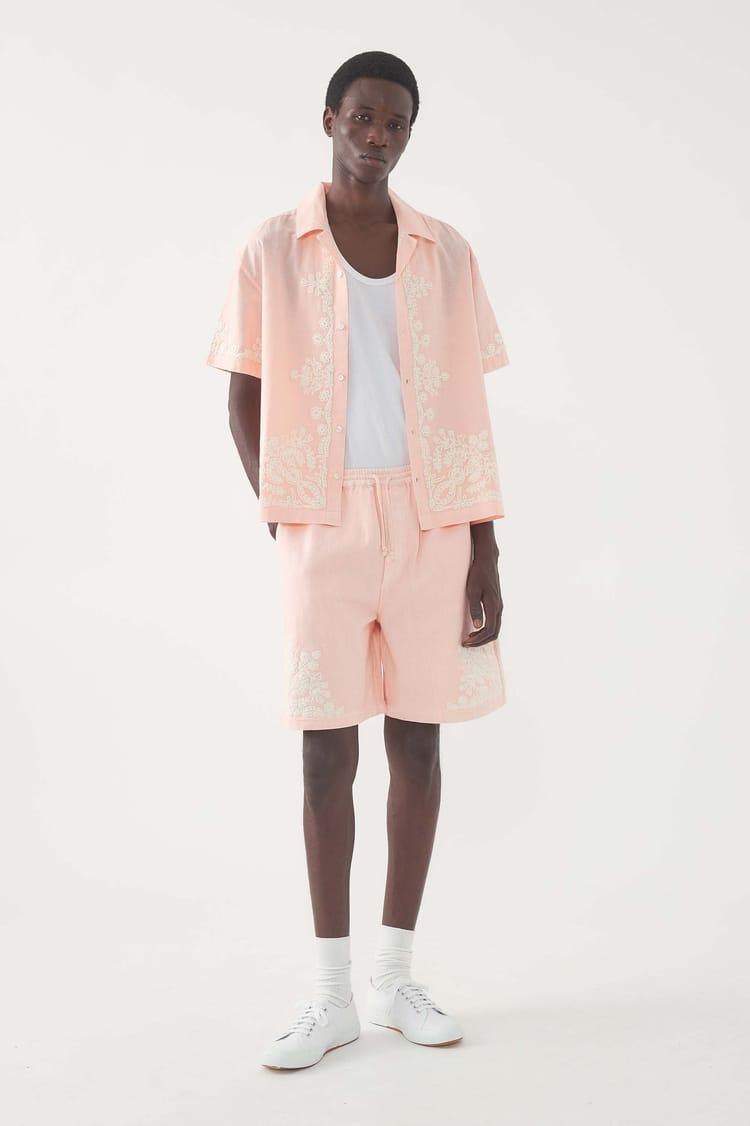 antik batik Chemise brodée Adonis