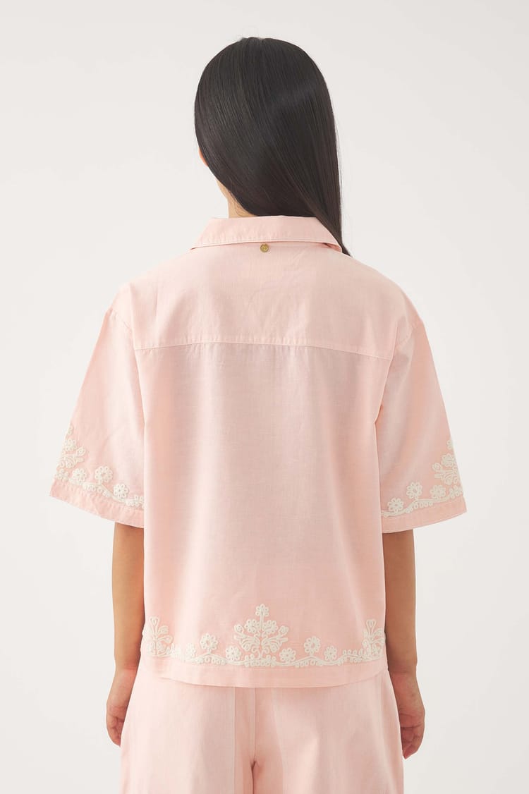 Antik Batik Chemise Brodée Adonis