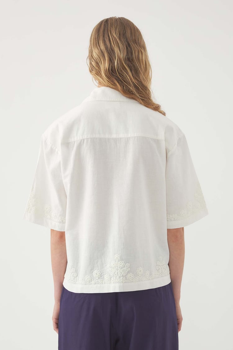 Antik Batik Chemise Brodée Adonis