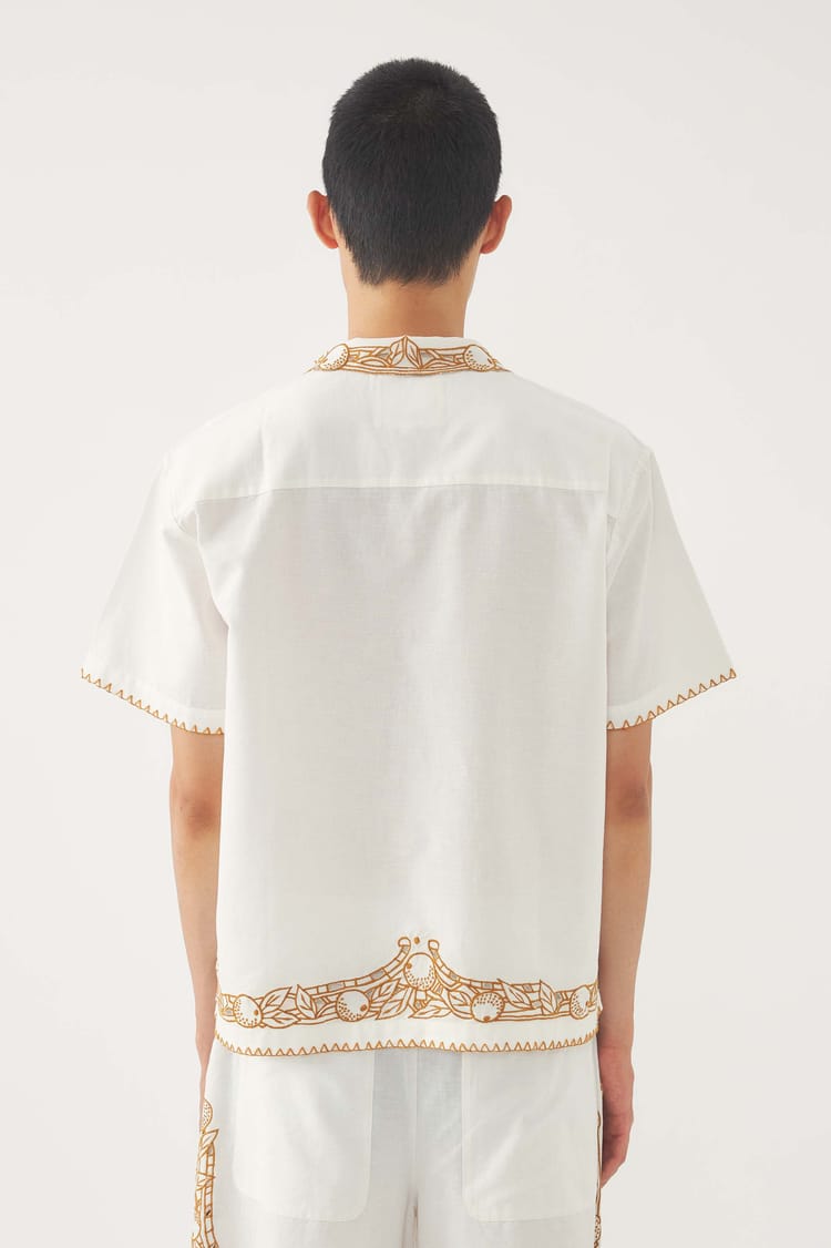 Antik Batik Chemise Brodée Dylan