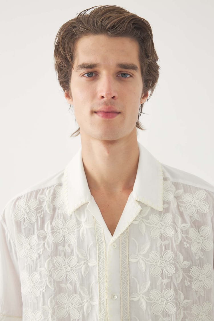 Antik Batik Chemise Brodée Suzane