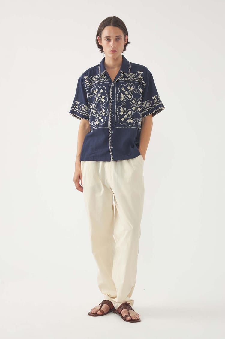 antik batik Chemise Milos