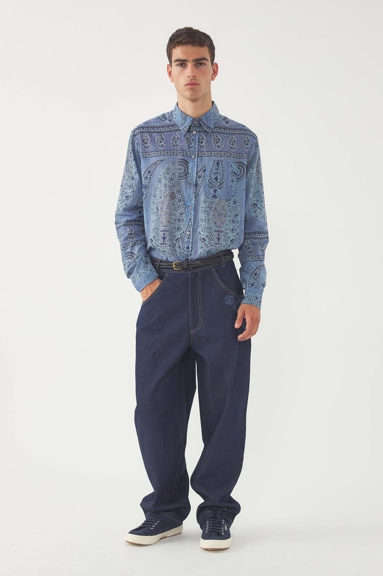 antik batik Chemise Taya