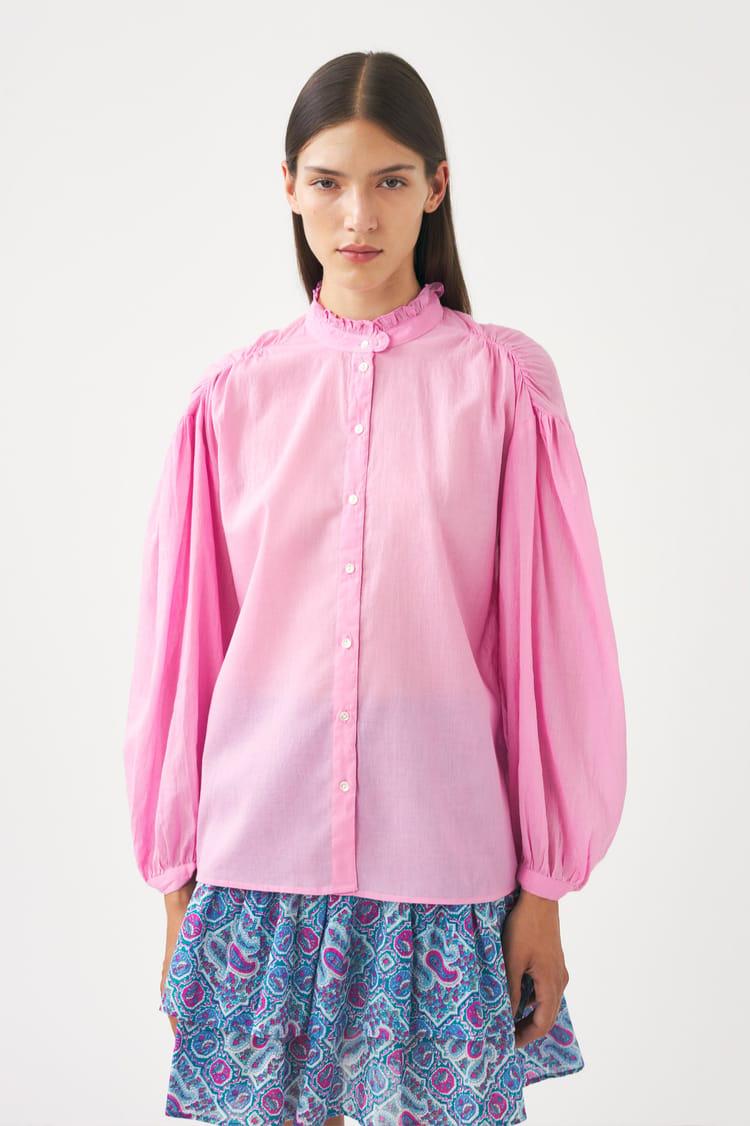 Antik Batik Chemisier Fluide Rose