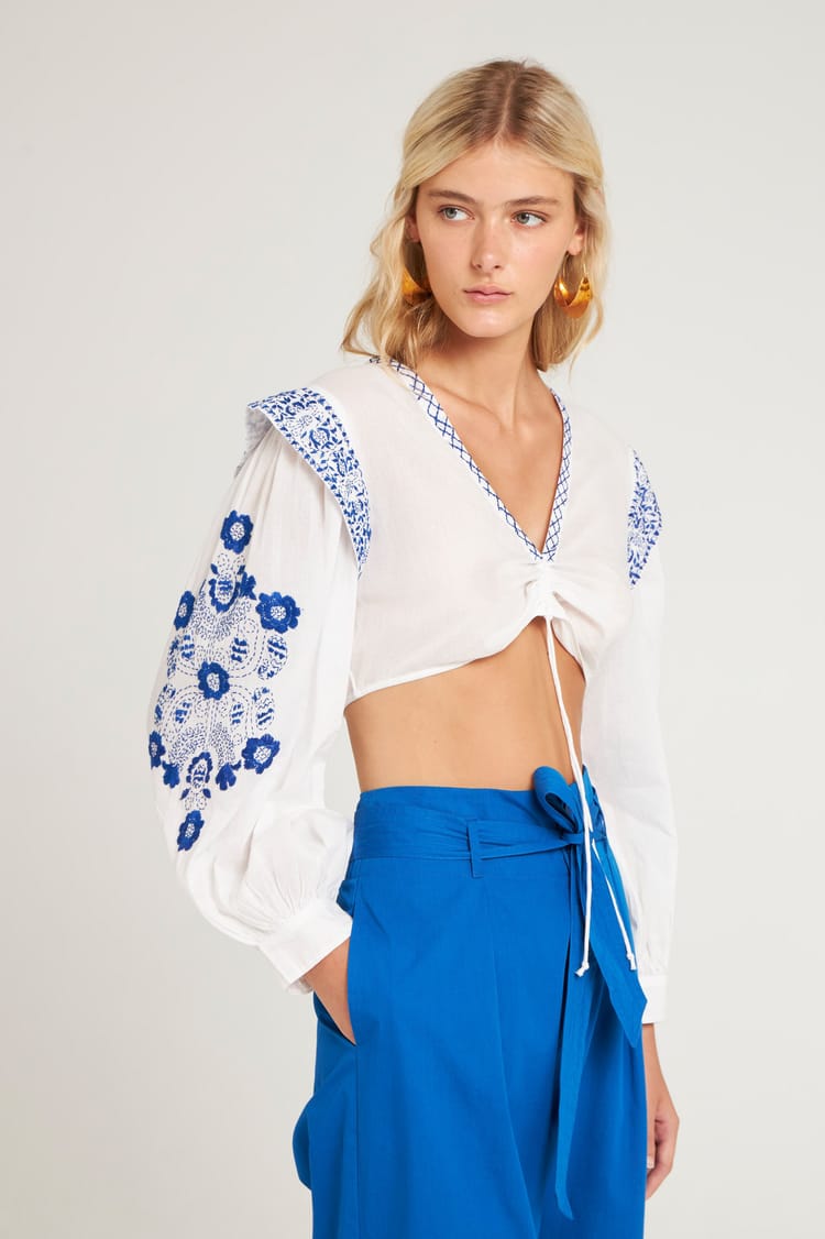 antik batik Crop top boho chic