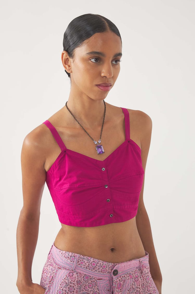 Antik Batik Crop Top Pam