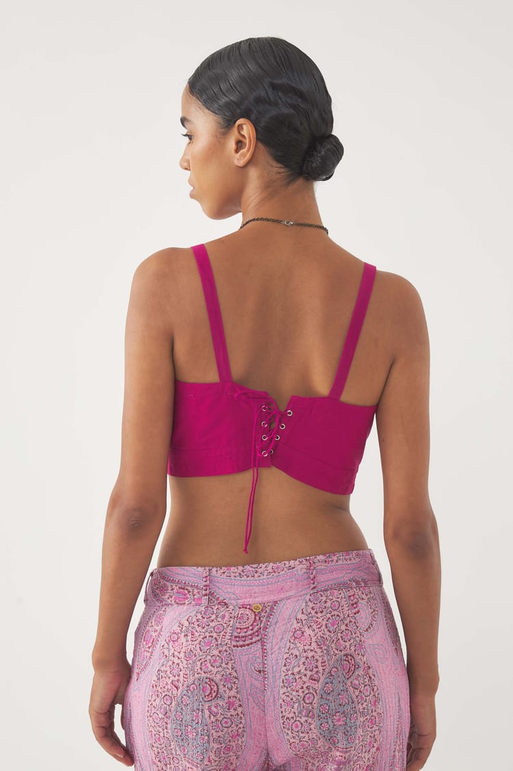 Antik Batik Crop Top Pam